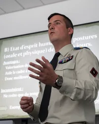 Commandant Antonin, incertitude speaker