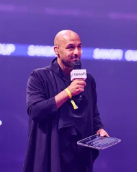 Samy Amanzougaren, sport speaker